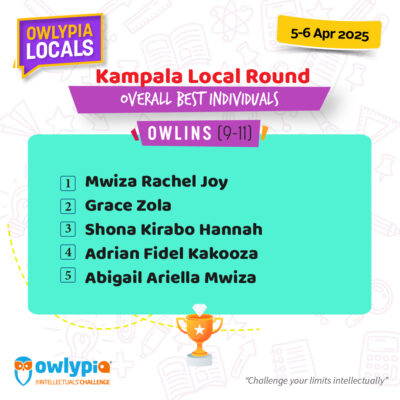 Owlypia competition results showing student achievements and awards ceremony