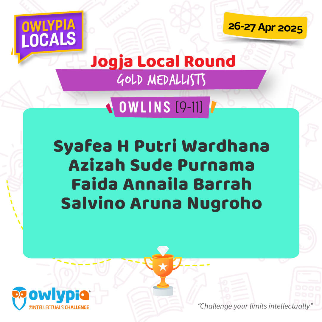Owlypia competition results showing student achievements and awards ceremony