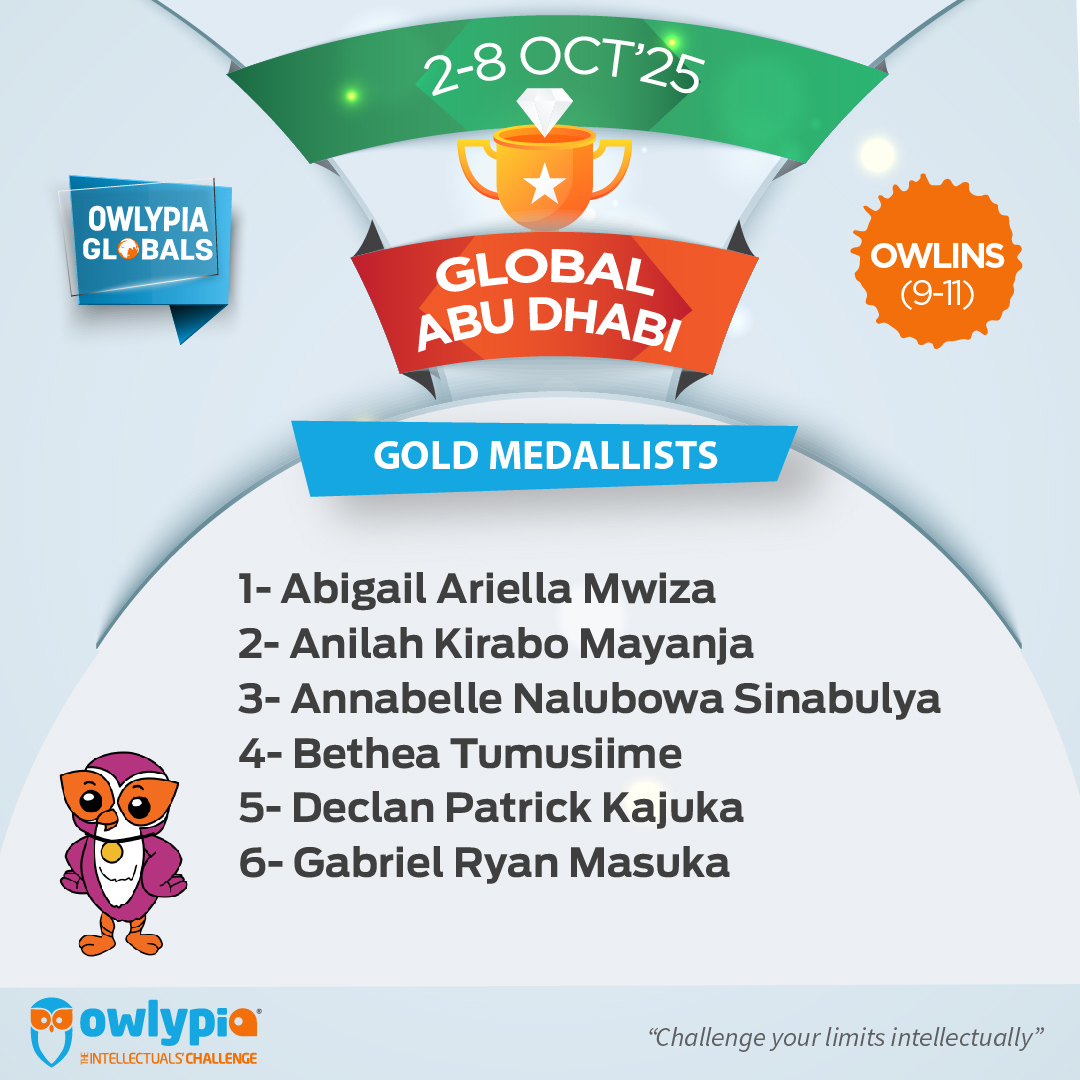 Owlypia competition results showing student achievements and awards ceremony