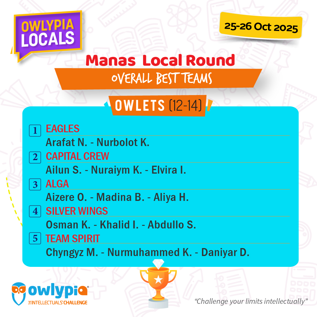 Owlypia competition results showing student achievements and awards ceremony