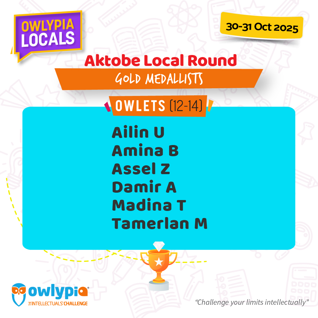 Owlypia competition results showing student achievements and awards ceremony