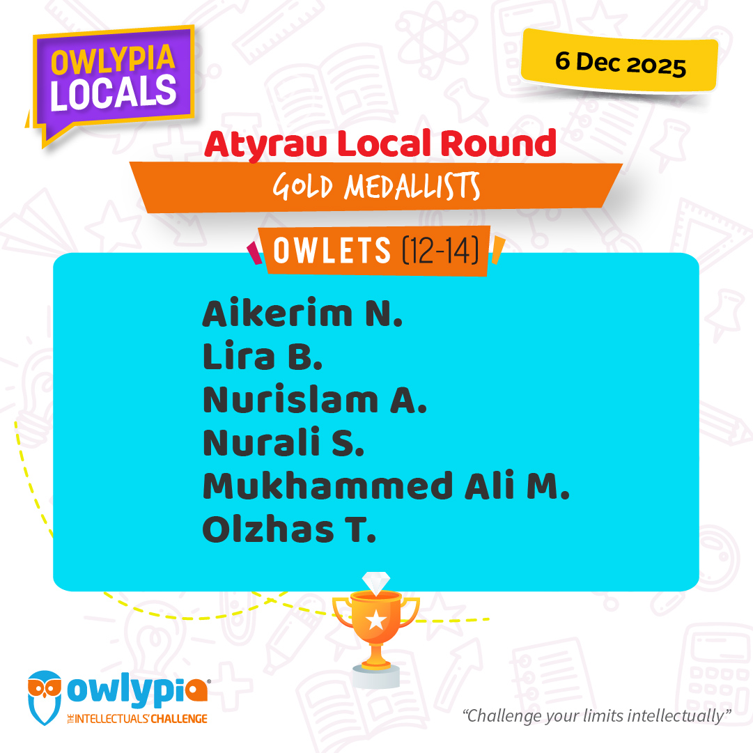 Owlypia competition results showing student achievements and awards ceremony