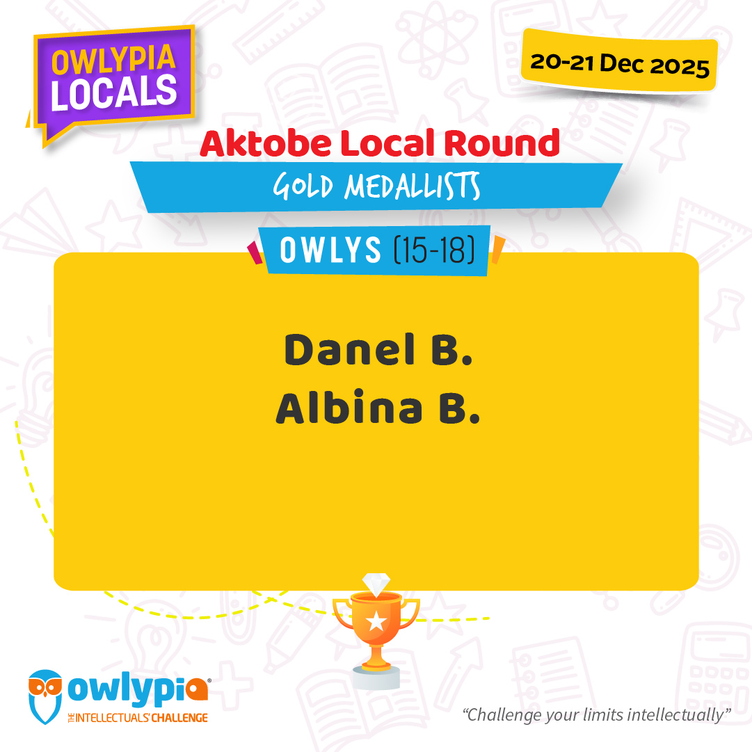 Owlypia competition results showing student achievements and awards ceremony