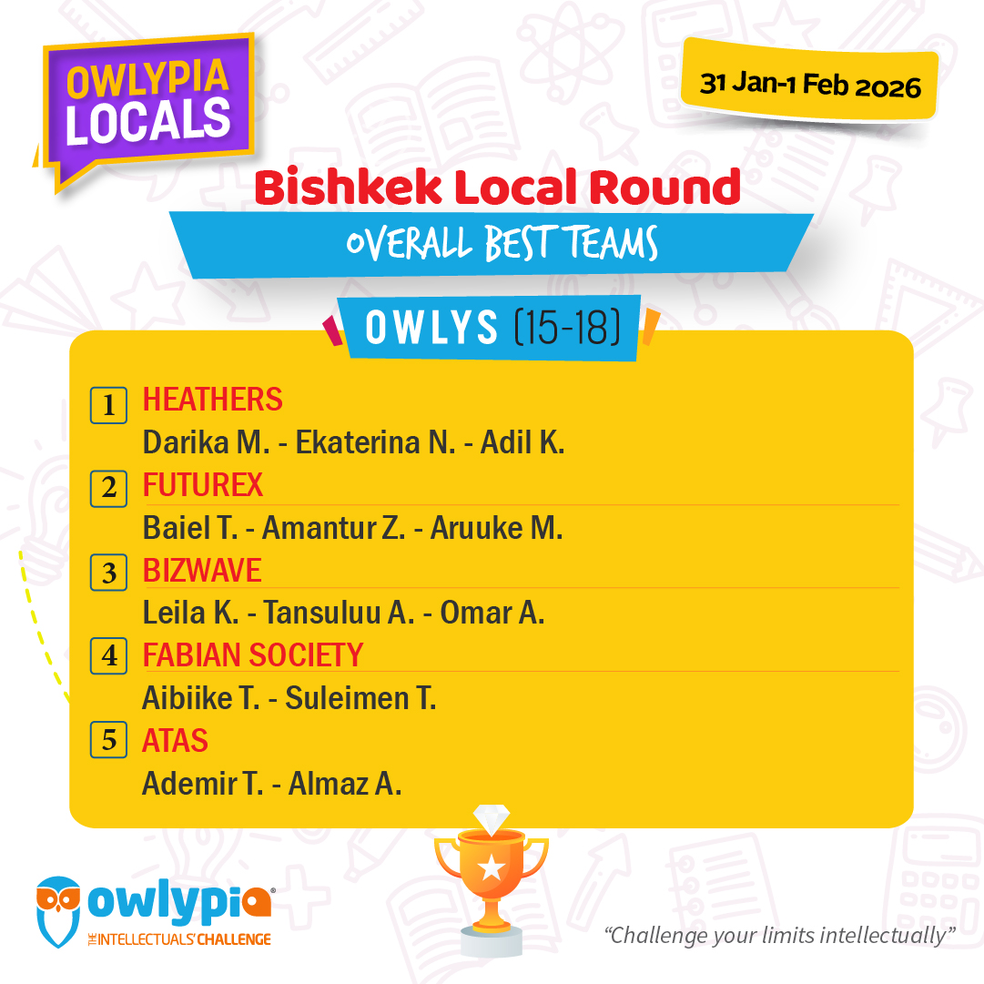 Owlypia competition results showing student achievements and awards ceremony