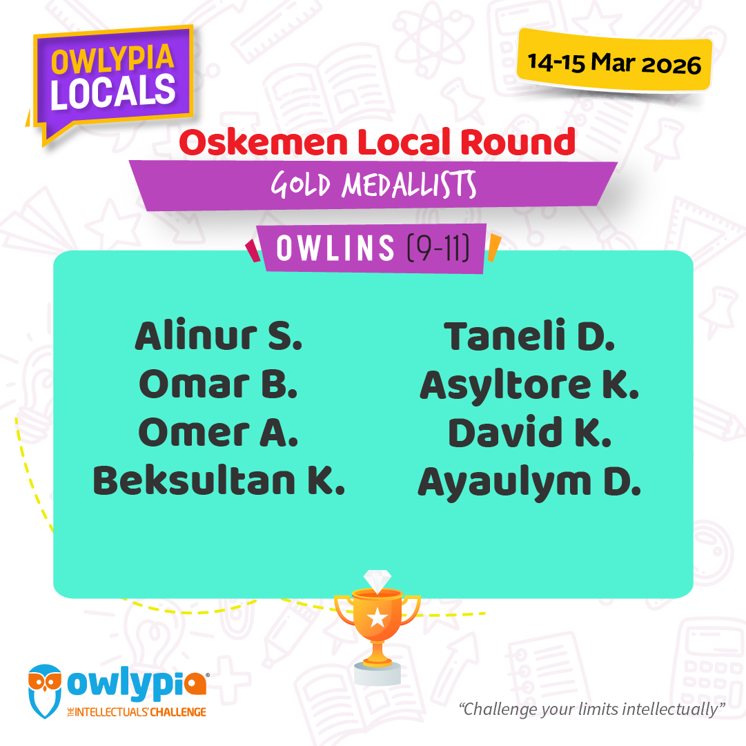 Owlypia competition results showing student achievements and awards ceremony