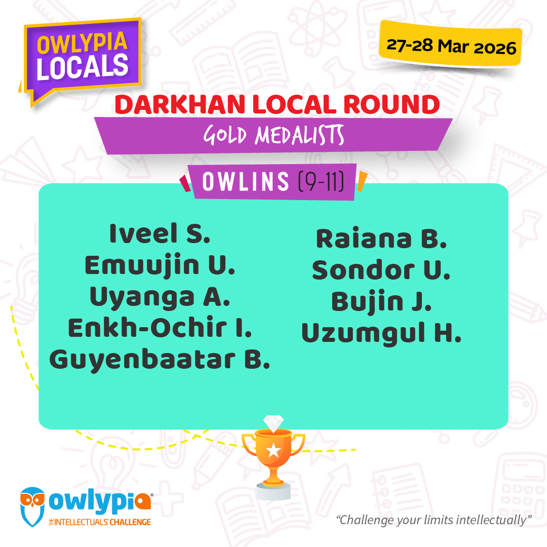 Owlypia competition results showing student achievements and awards ceremony