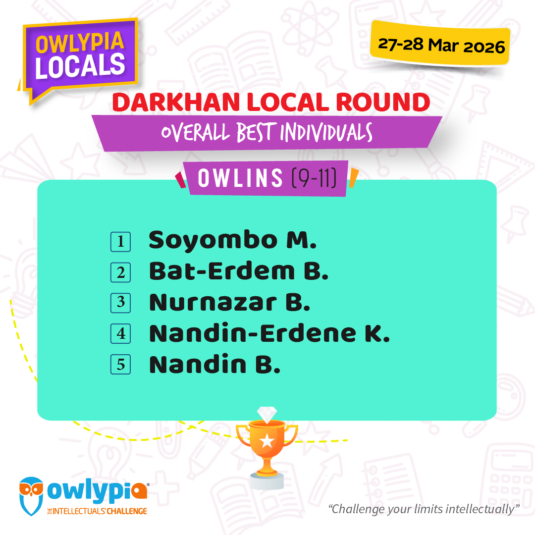 Owlypia competition results showing student achievements and awards ceremony