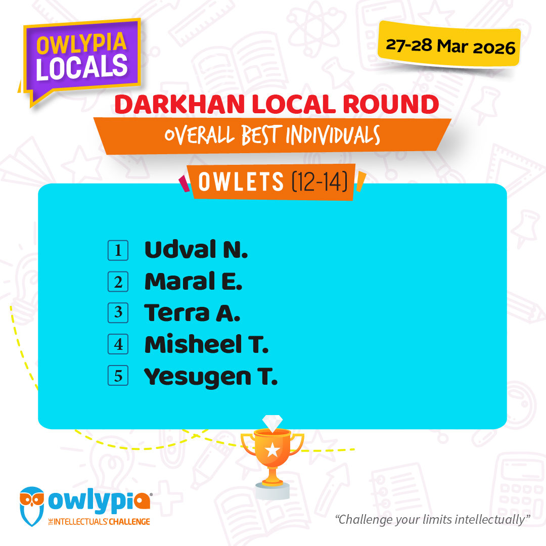 Owlypia competition results showing student achievements and awards ceremony