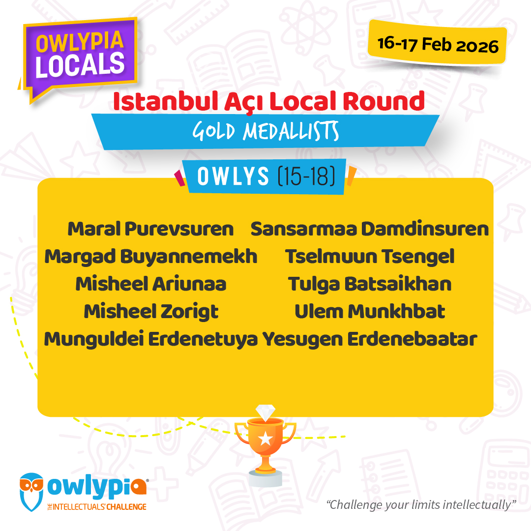 Owlypia competition results showing student achievements and awards ceremony